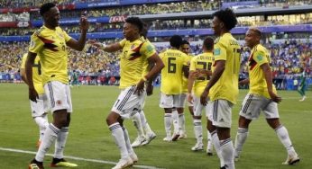 Aficionados de Colombia reciben a su selección con especial cántico a Yerry Mina