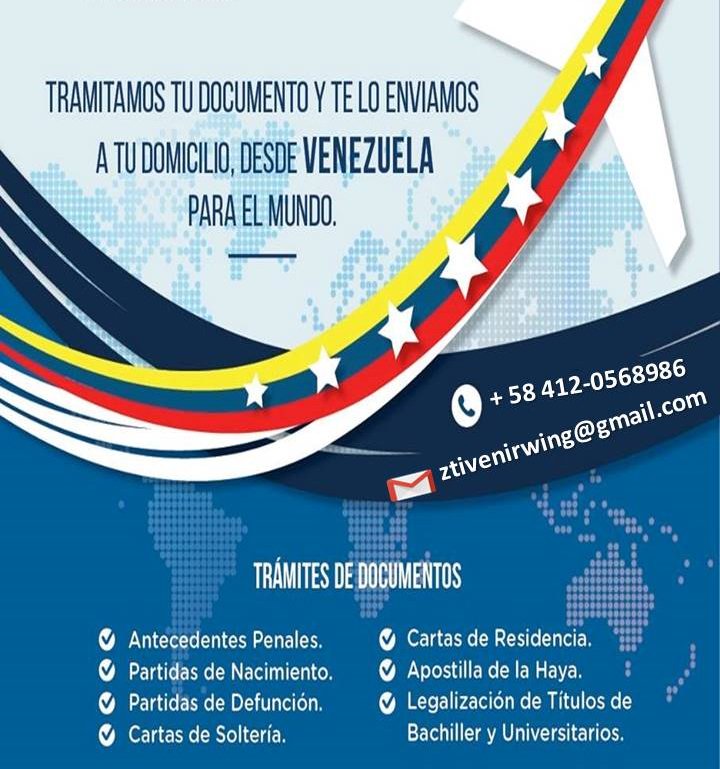Asesoría legal y tramites para venezolanos en el mundo #antecedentespenales #licencia #documentos #Venezuela #barquisime...