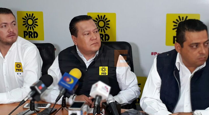 Como "irresponsable" califica el PRD la postura de Morena en tema de seguridad en Michoacán