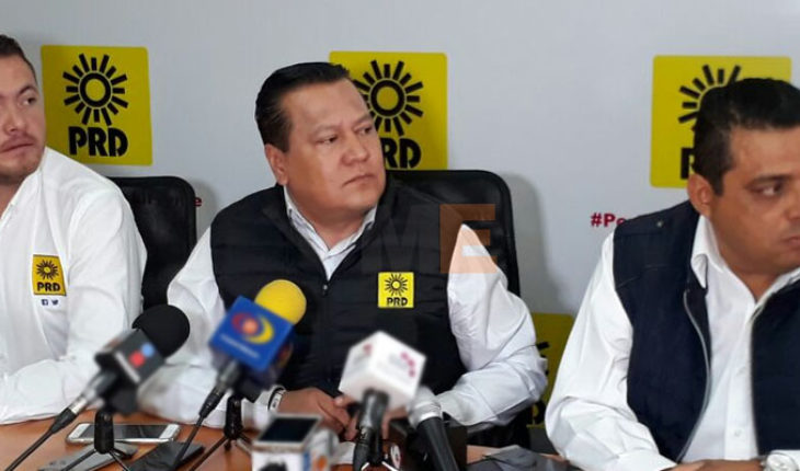 Como “irresponsable” califica el PRD la postura de Morena en tema de seguridad en Michoacán