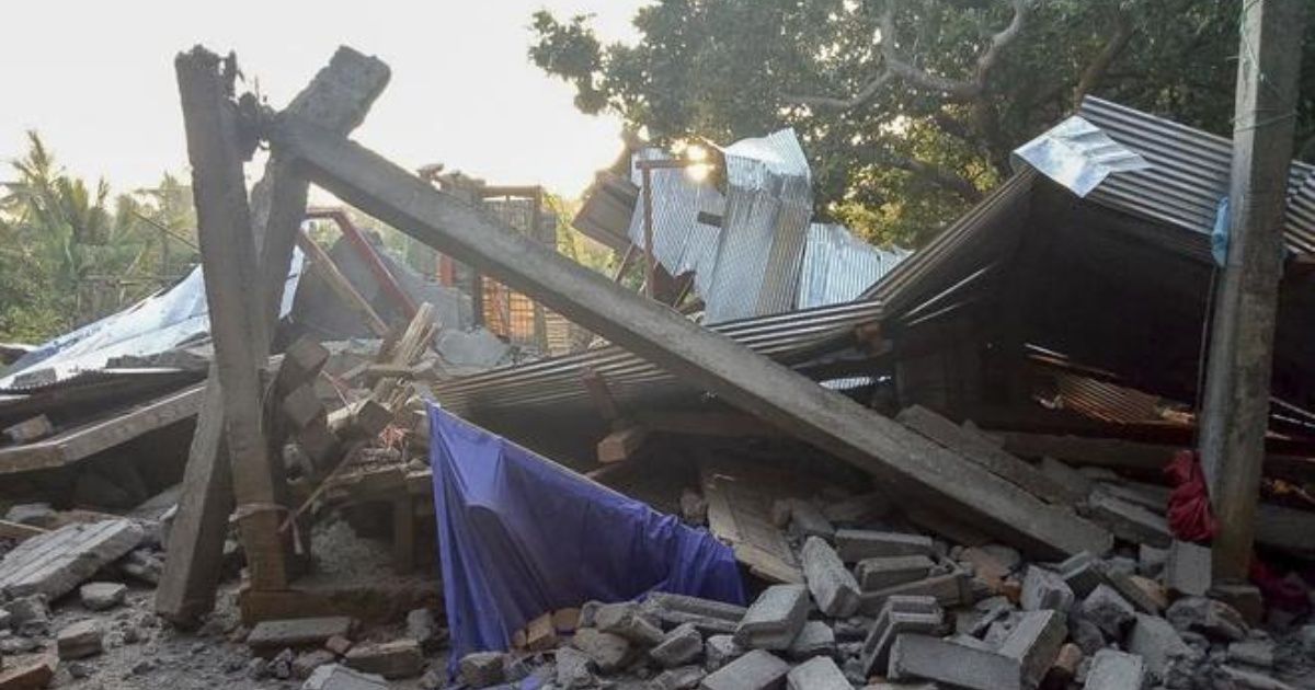 Difunden las primeras imágenes del potente terremoto en Indonesia
