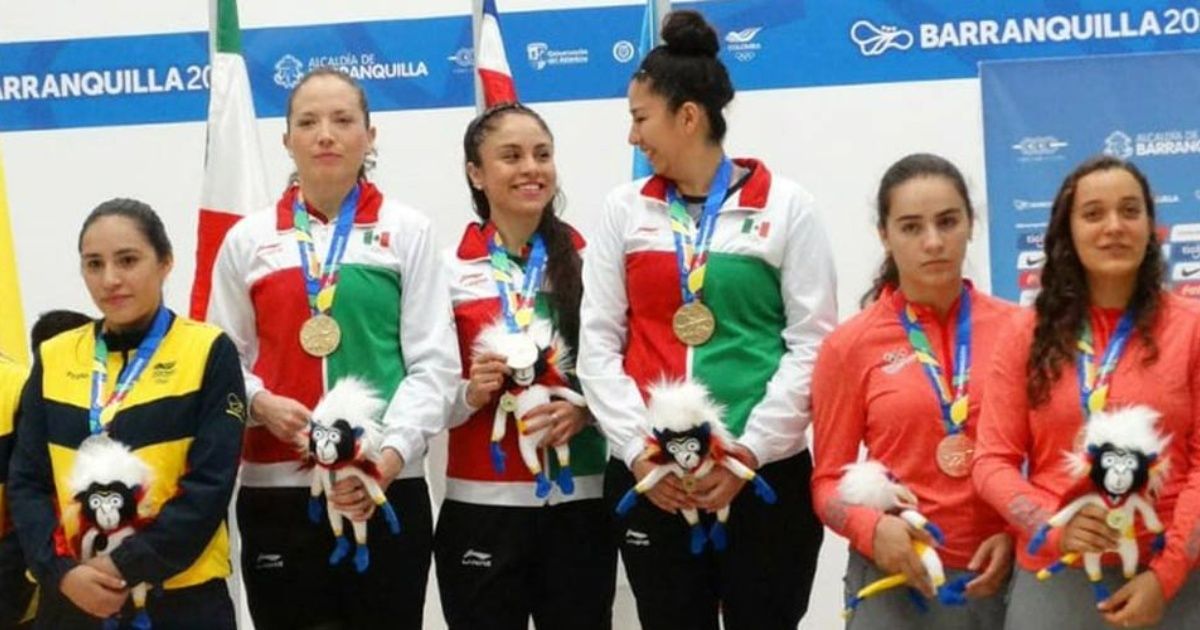 El raquetbol mexicano gana las seis medallas de oro en Centroamericanos