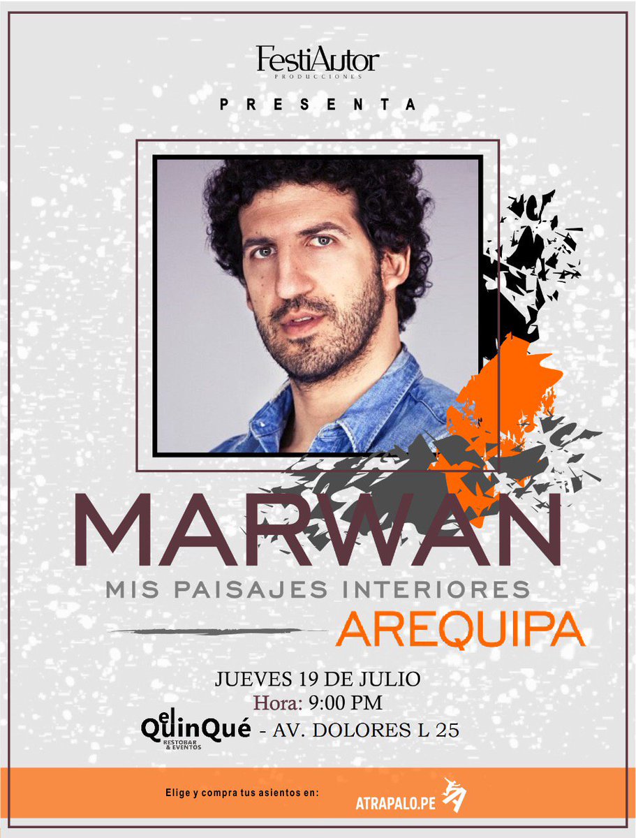 Esta semana gira por #Perú: #Arequipay #Lima esperan ya a Marwan ...