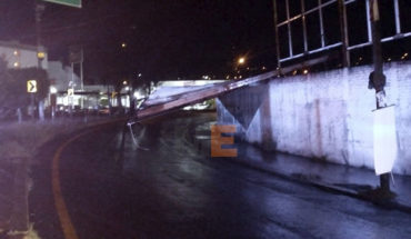 Fuerte tormenta deja daños materiales en la capital michoacana