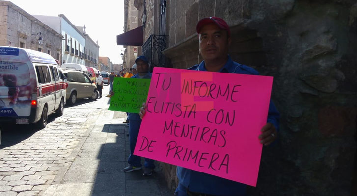 Huelga del Staooapas opaca Tercer Informe de Alfonso Martínez