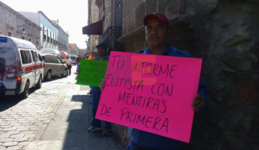 Huelga del Staooapas opaca Tercer Informe de Alfonso Martínez