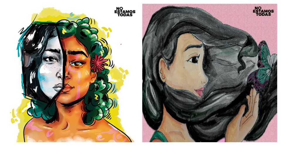 Detrás de cada feminicidio hay una historia: ilustradores dan rostro a las víctimas para honrar sus vidas