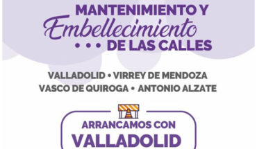 Inician obras en la calle Valladolid en Morelia, Michoacán; recomiendan hacer uso de vías alternas