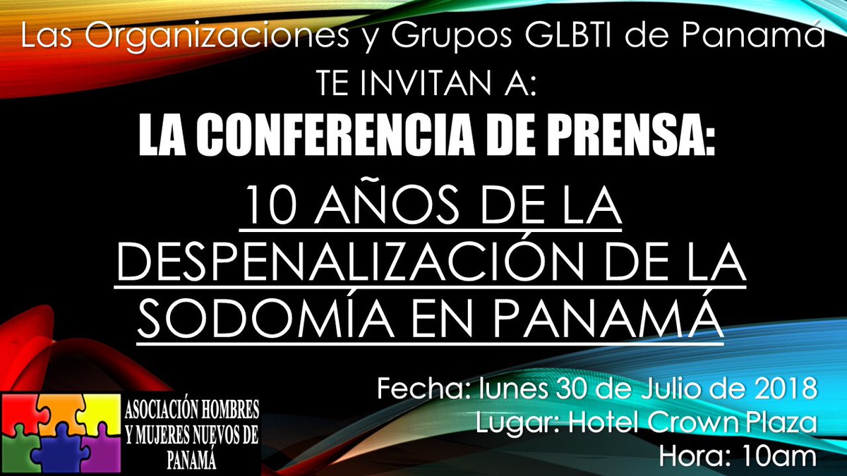 Las Organizaciones y Grupos #GLBTI de #Panamá invitan #BarbaraBloise #AgendaCiudadanaPty ...