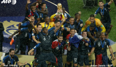 Las mejores postales de la celebración de Francia como nuevo campeón del mundo