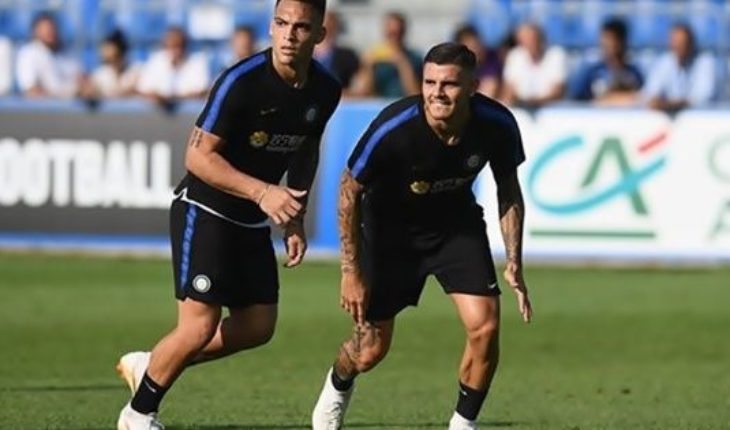 Lautaro Martínez y Mauro Icardi marcaron en el empate de Inter ante Zenit