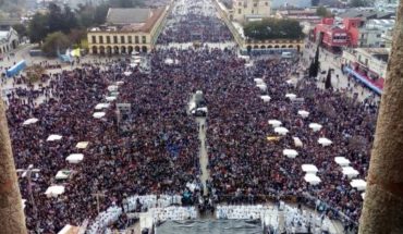 Militantes anti aborto se concentraron en la Basílica de Luján