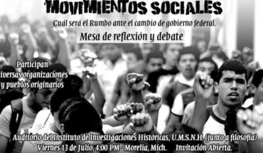 Organizaciones sociales en Morelia llevarán mesa de análisis ante el cambio de Gobierno