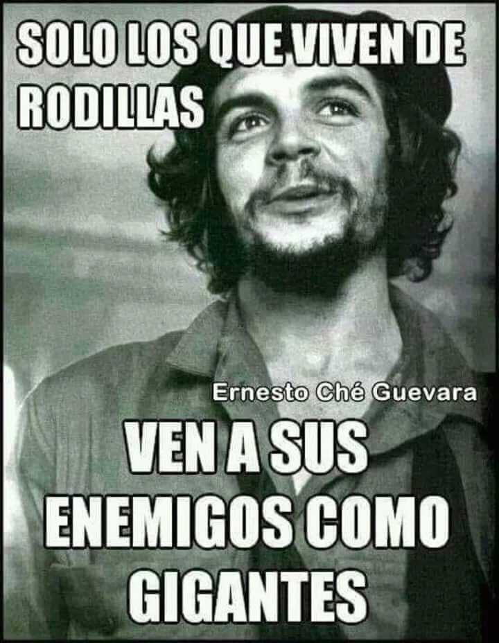 Por eso para Nuestra #Cuba Digna no hay enemigos gigantes porque jamás nos arrodillamos y somos y seremos pre #CubaSocia...