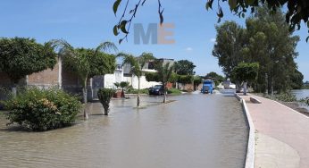 Se desborda el Lerma en Numarán; en riesgo de inundación más de 75 viviendas