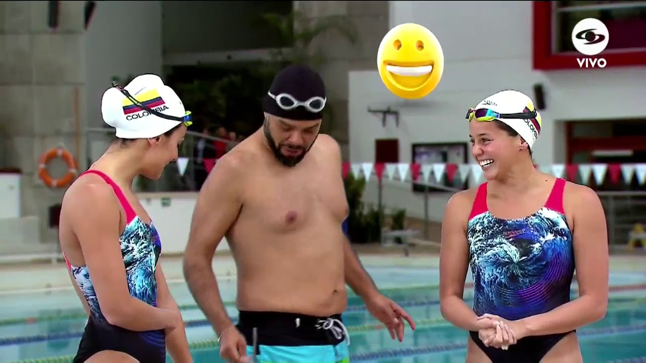 Carlos Vargas hizo nado sincronizado | Caracol TV