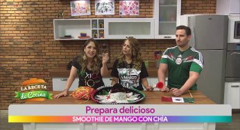 Video: Prepara delicioso smoothie de mango con chía