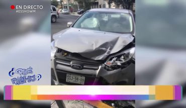 Video: Tuvo un fuerte accidente