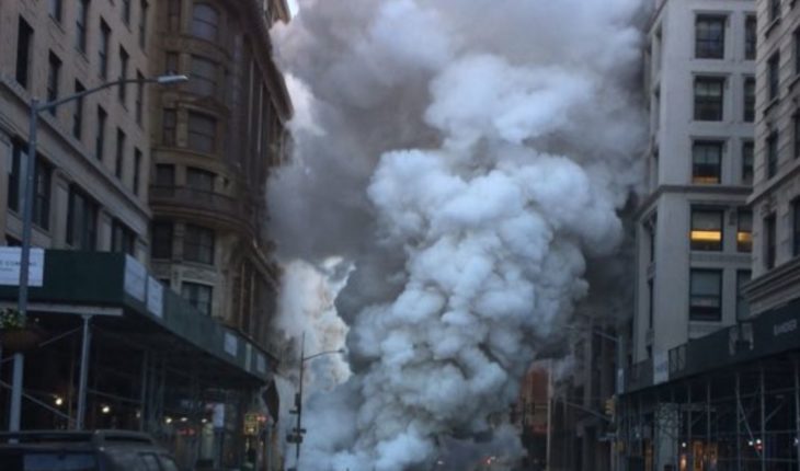 Video: evacuan edificios por fuerte explosión de tuberías en NY