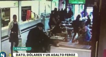 Violento robo a una mujer en una pizzería de Palermo