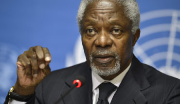 A los 80 años falleció el Premio Nobel de la Paz Kofi Annan