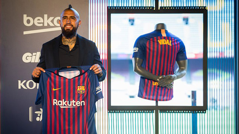Arturo Vidal "está feliz" tras firmar como nuevo jugador del Barcelona