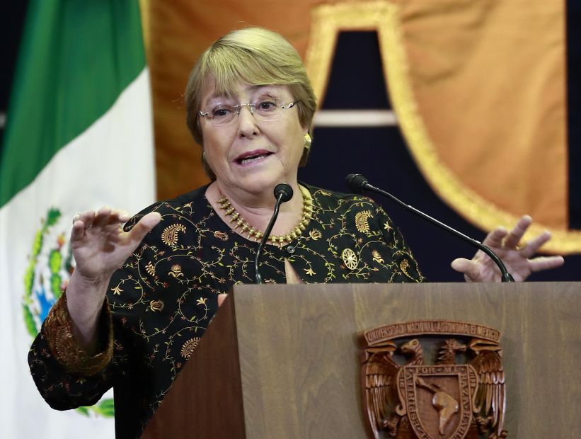 Bachelet llamó a "no bajar la guardia" en la defensa de los derechos humanos
