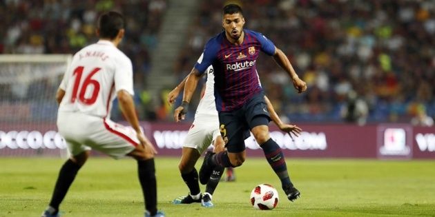 Barcelona empata 1 a 1 con Sevilla en la final de la Supercopa de España