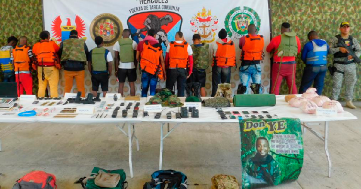 Capturan a 11 disidentes de las FARC acusados de secuestro 