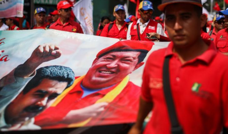 Chavismo marchó en apoyo a Maduro tras presunto atentado