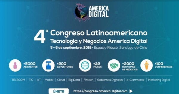 Chile será por 2 días la “capital tecnológica y de negocios de américa latina”