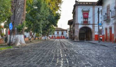 Colector pluvial en el Centro Histórico de Pátzcuaro evitará problema de salud pública: Víctor Báez