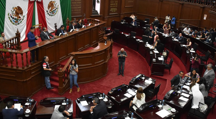 Congreso de Michoacán reestructura la Junta de Coordinación Política