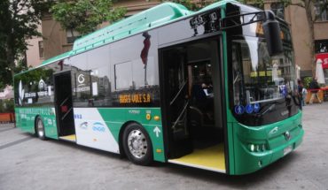 En diciembre se sumarán 100 buses eléctricos al Transantiago
