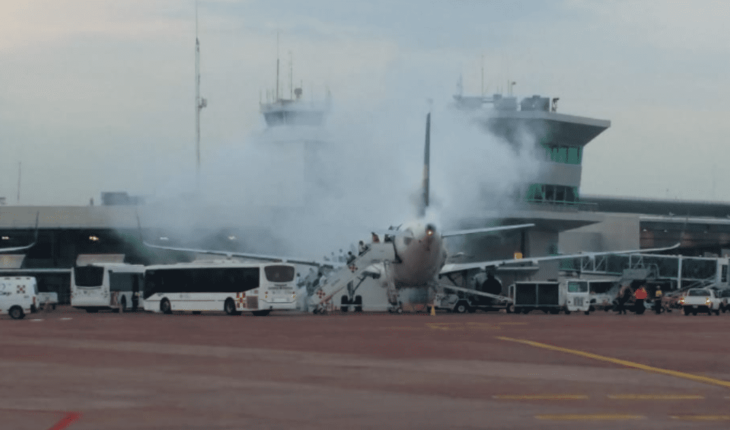Evacuan a pasajeros de avión en Aeropuerto de Guadalajara
