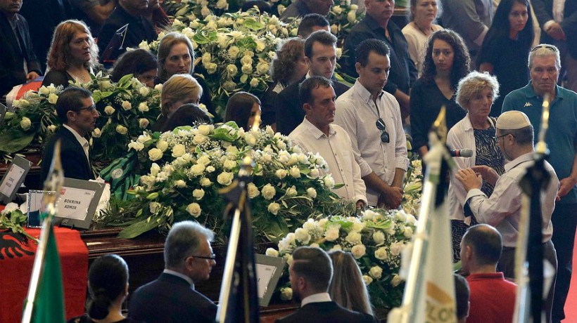 Génova despidió con funeral de Estado a víctimas del derrumbe de puente donde murieron tres chilenos
