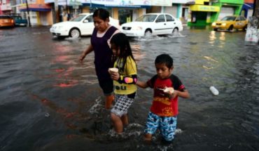 Intensas lluvias dejan inundaciones en Tabasco