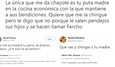 Los agresivos y groseros twits del periodista David Páramo