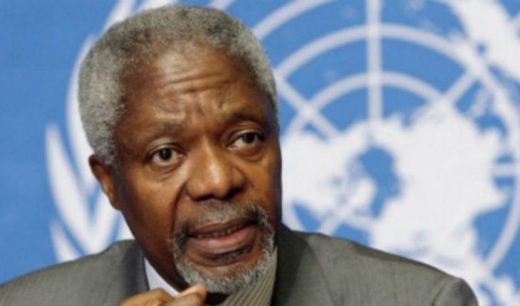 Muere Kofi Annan, Premio Nobel de la Paz