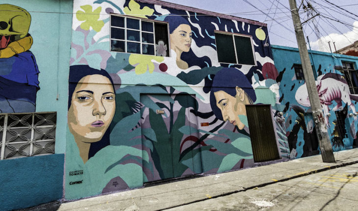 Murales callejeros que ayudan a colonias inseguras
