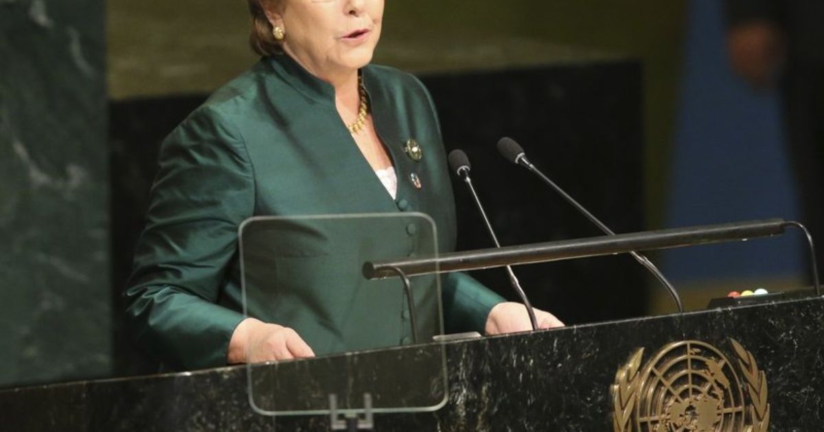 ONU aprueba a Bachelet como jefa de Derechos Humanos
