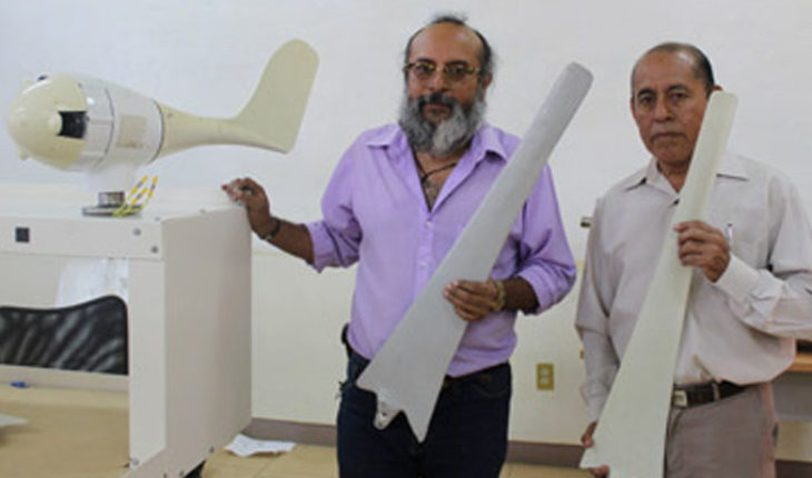 Profesores y alumnos de la UTVCO diseñan palas de aerogeneradores con bagazo de maguey