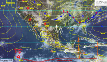 Pronostican tormentas, actividad eléctrica y posible caída de granizo en gran parte de la República Mexicana