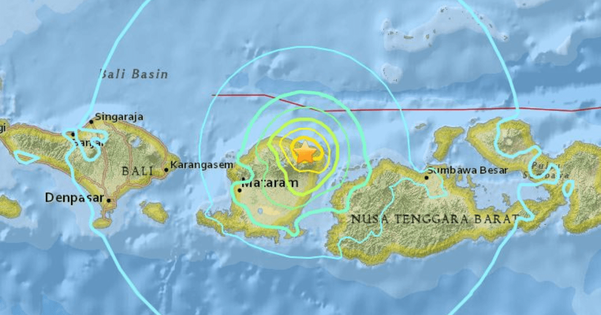 Terremoto de magnitud 6,3 en la isla indonesia de Lombok