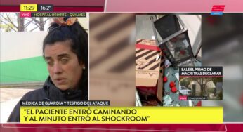Video: Sufrió un paro en una guardia de Quilmes y sus familiares rompieron todo