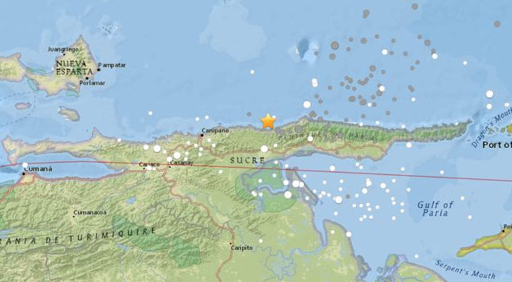 7.3 earthquake shakes the northern coast of Venezuela (Video)