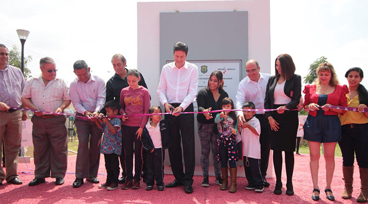 Ayuntamiento de Morelia inaugura espacio público en Villas de la Loma