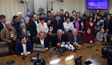 translated from Spanish: Constitutional accusation against three Ministers of the Supreme Court is given in the room