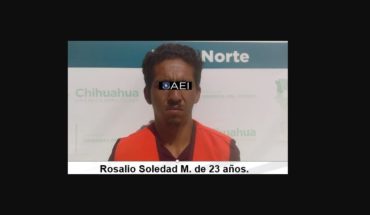 translated from Spanish: Detienen a suspect of the murder of Rafael