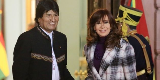 Evo Morales dijo que los allanamientos a Cristina Kirchner son una "persecución judicial y mediática"